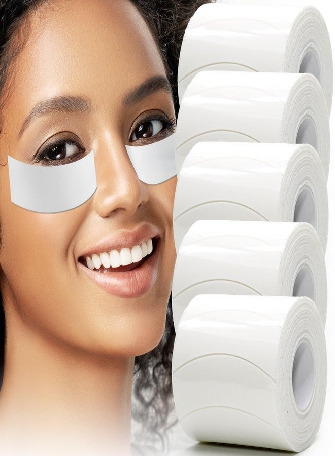 Akissos Eye Pads Lash Extensions Foam - Akissos 625 Pcs White Under Eye Patches,Foam Pad,Lash Extension Supplies,Lash Tech Supplies,Eyelash Pads,Beauty Tools,Elastic,Thick,No expiry No Slip 5 Roll - Image 1